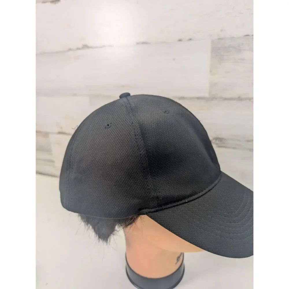 Taco Bell Hat Cap Snap Back Black‎ Mesh Employee Uniform Embroidered Crew Mens